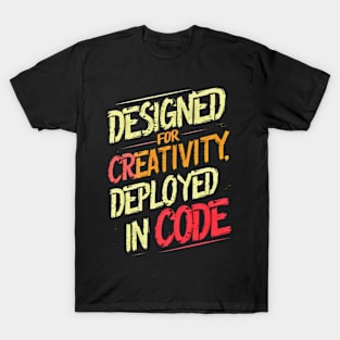 Artistic Code Fusion - Unique Programmer’s T-Shirt